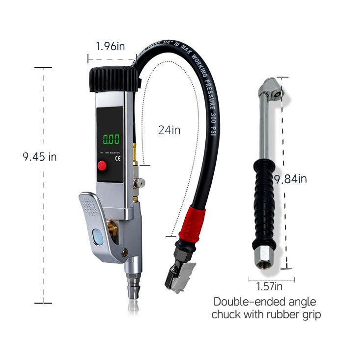 SEAPENG DP-708E Digital Tire Pressure Gauge, 5-230 PSI - Image 6