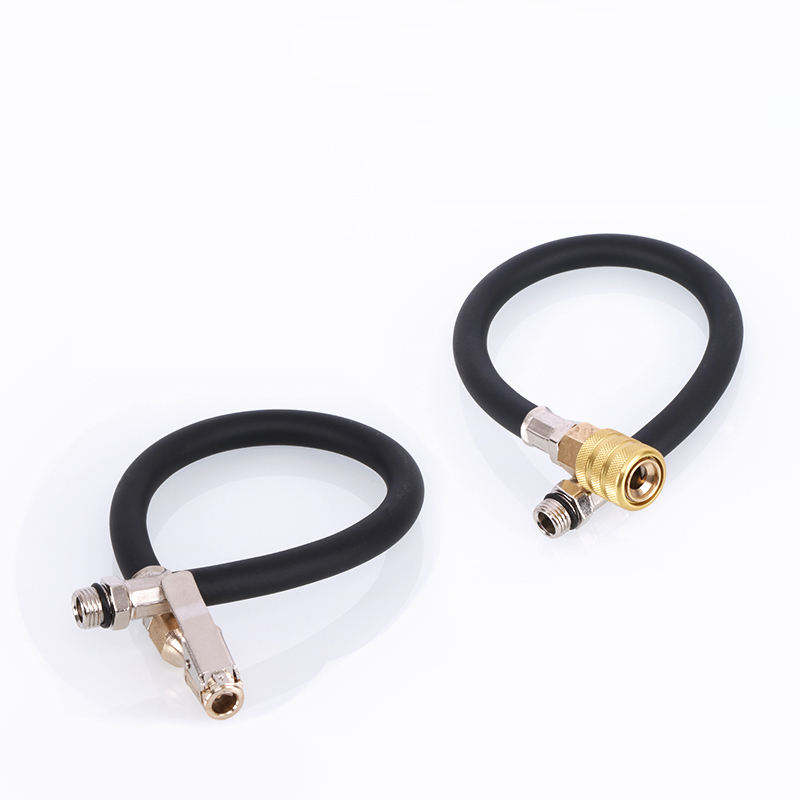 SEAPENG High Quality OEM Brass Heavy Duty Tire Chuck Lock-on Car Air Chuck with Hose Barb Tire Repair Tools - Image 3