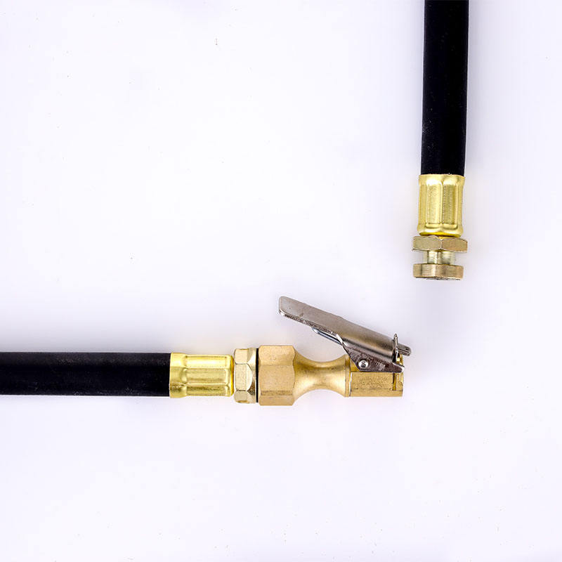 SEAPENG 520mm Soft Flexible High Pressure Tire Inflation Hose with Lock-On Air Chuck Clamp Hand Tool Rubber Silicone - Image 6