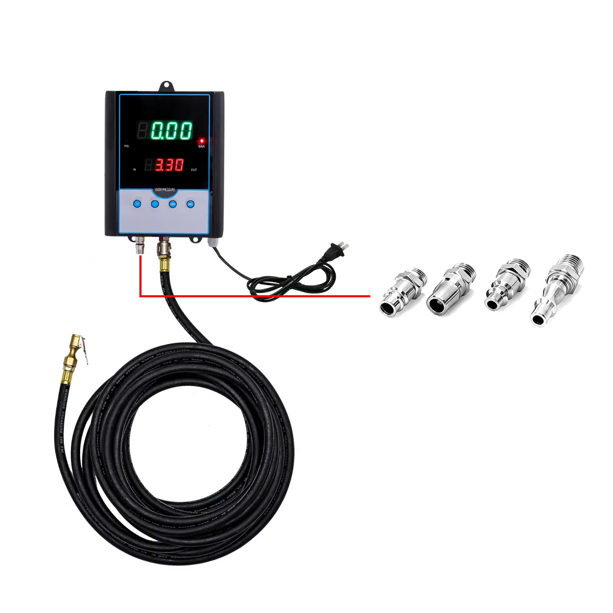 SEAPENG DP-Q03 Automatic Tire Inflator with LED Screen - Image 5